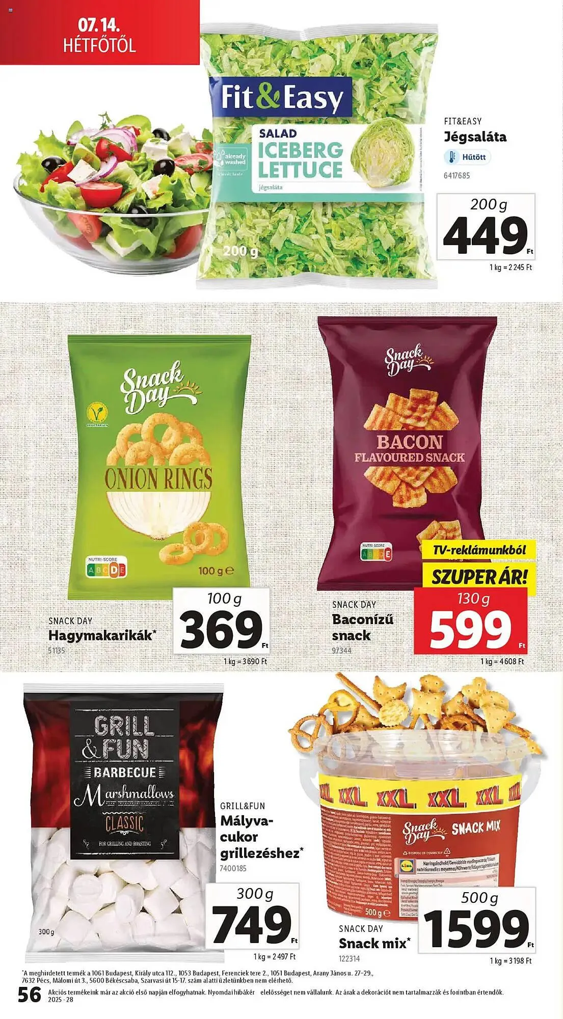 Katalógus Lidl akciós újság július 10.-tól július 16.-ig 2025. - Oldal 56