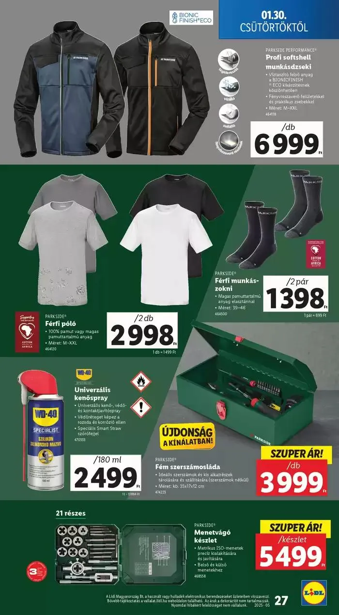 Katalógus Akciós újság – 05. hét január 30.-tól február 5.-ig 2025. - Oldal 27