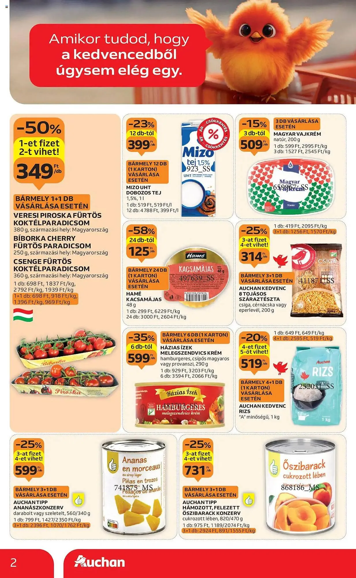 Katalógus Auchan akciós újság július 31.-tól augusztus 13.-ig 2025. - Oldal 2