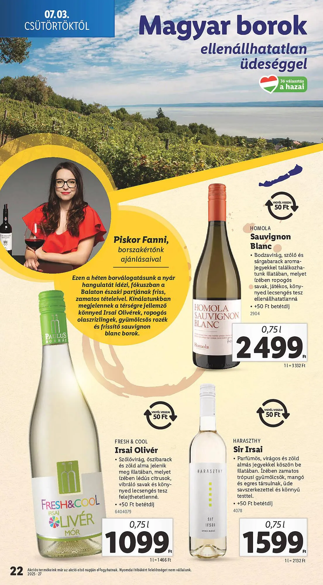 Katalógus Lidl akciós újság július 3.-tól július 9.-ig 2025. - Oldal 22