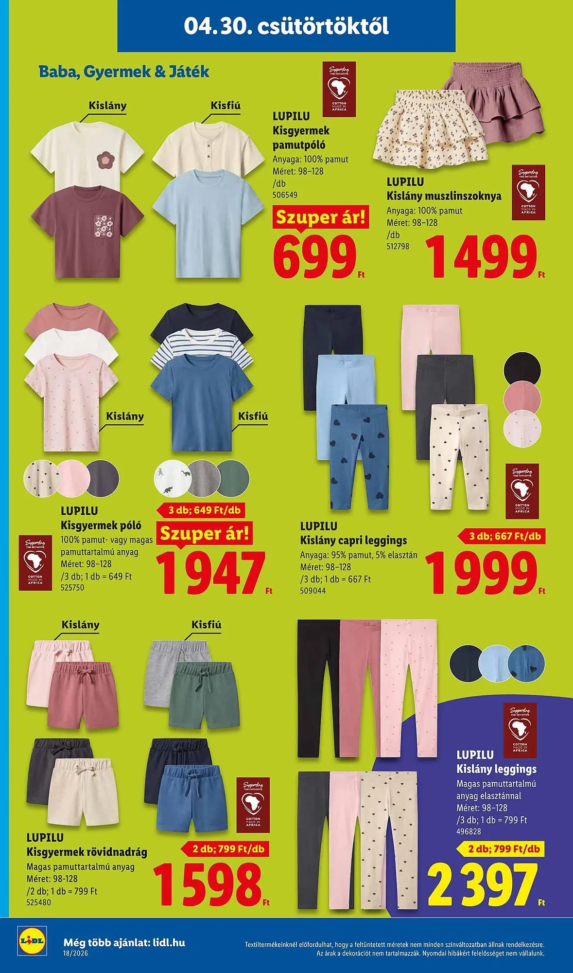 Katalógus Lidl akciós újság április 30.-tól május 6.-ig 2026. - Oldal 4