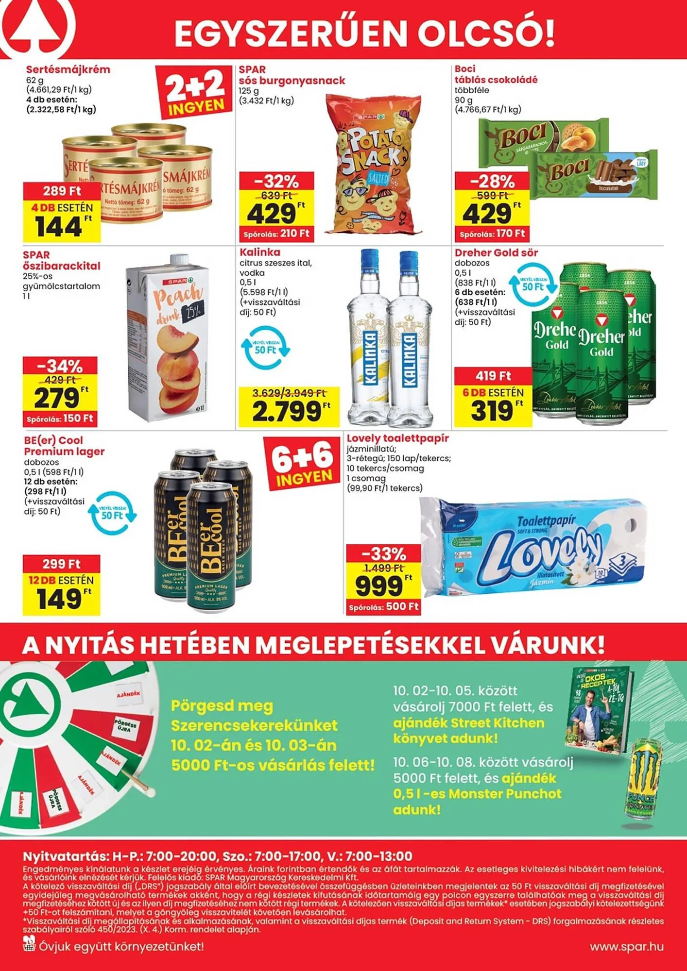 Katalógus Spar akciós újság október 2.-tól október 8.-ig 2025. - Oldal 4