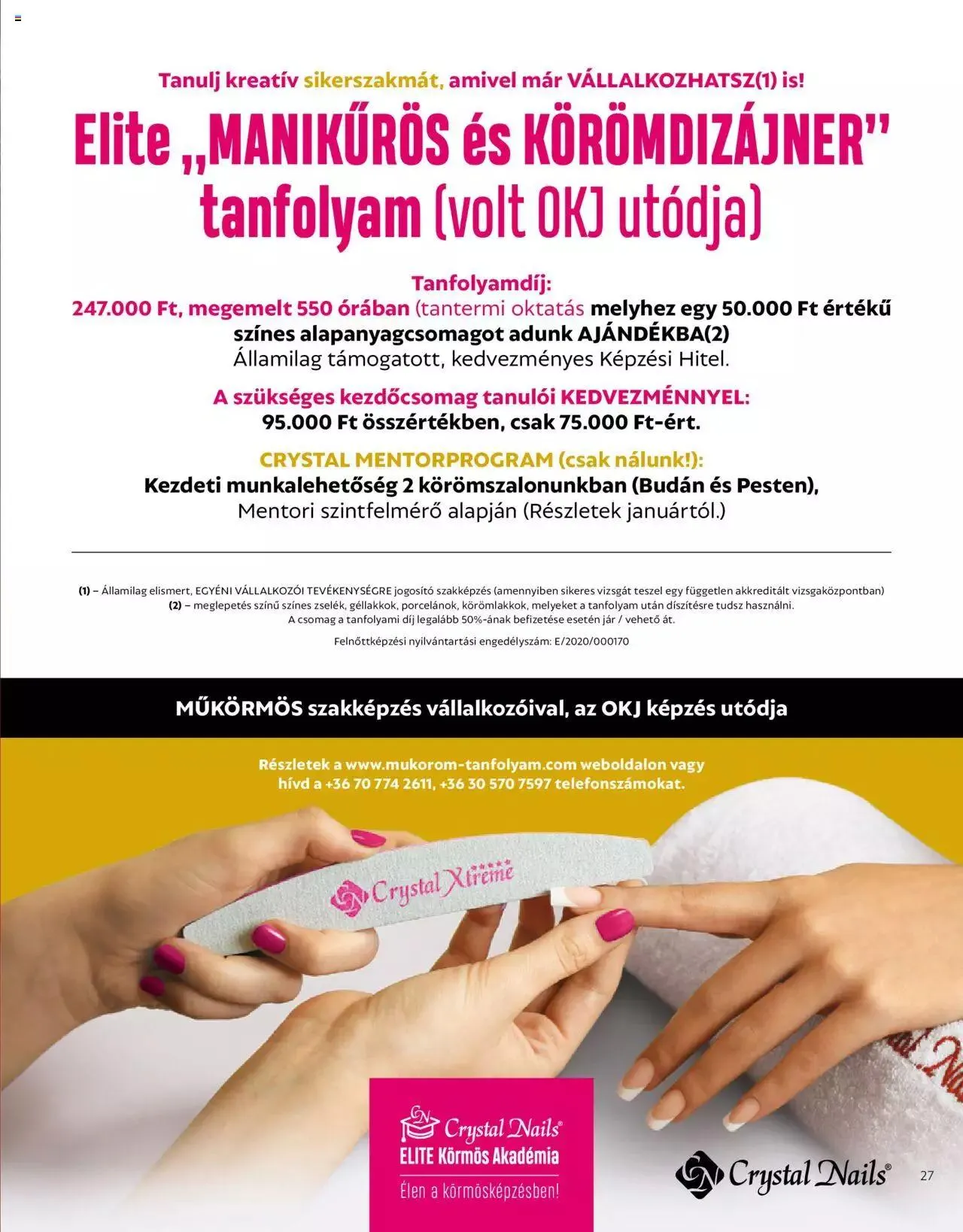 Katalógus Crystal Nails - Akciós újság november 7.-tól december 31.-ig 2023. - Oldal 27