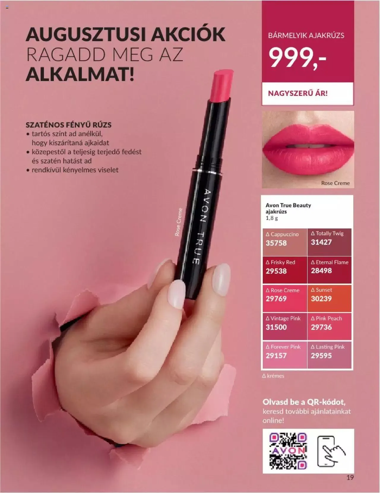 Katalógus Katalógus AVON 2023 Augusztus augusztus 1.-tól augusztus 31.-ig 2023. - Oldal 23