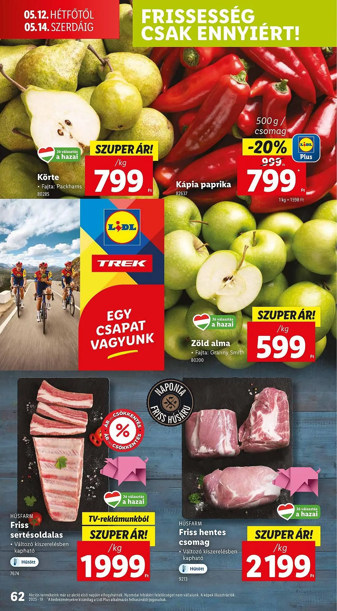 Katalógus Lidl akciós újság május 8.-tól május 14.-ig 2025. - Oldal 62