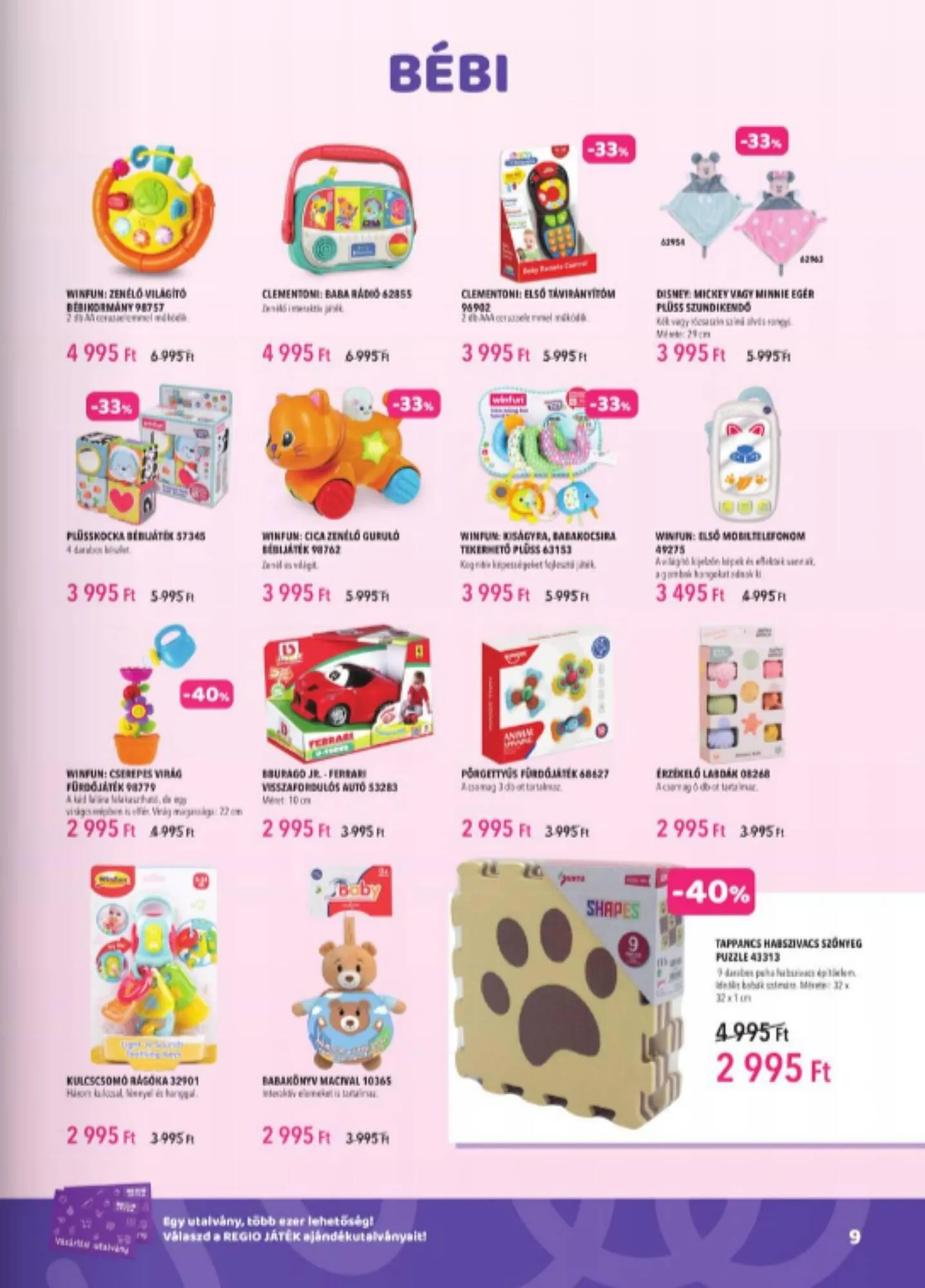 Katalógus Regio Jatek akciós újság április 3.-tól április 22.-ig 2025. - Oldal 9
