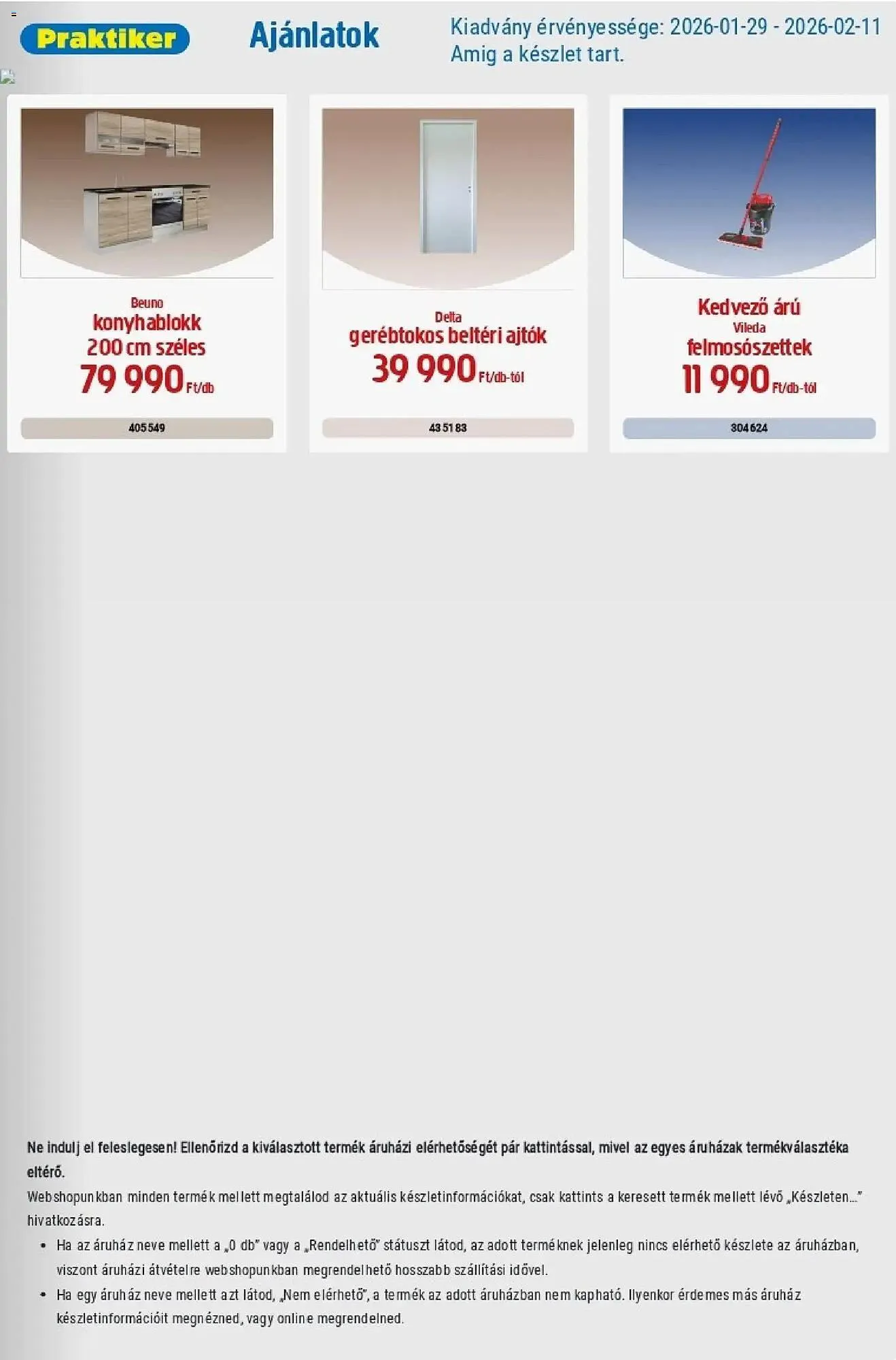 Katalógus Praktiker akciós újság január 29.-tól február 11.-ig 2026. - Oldal 1