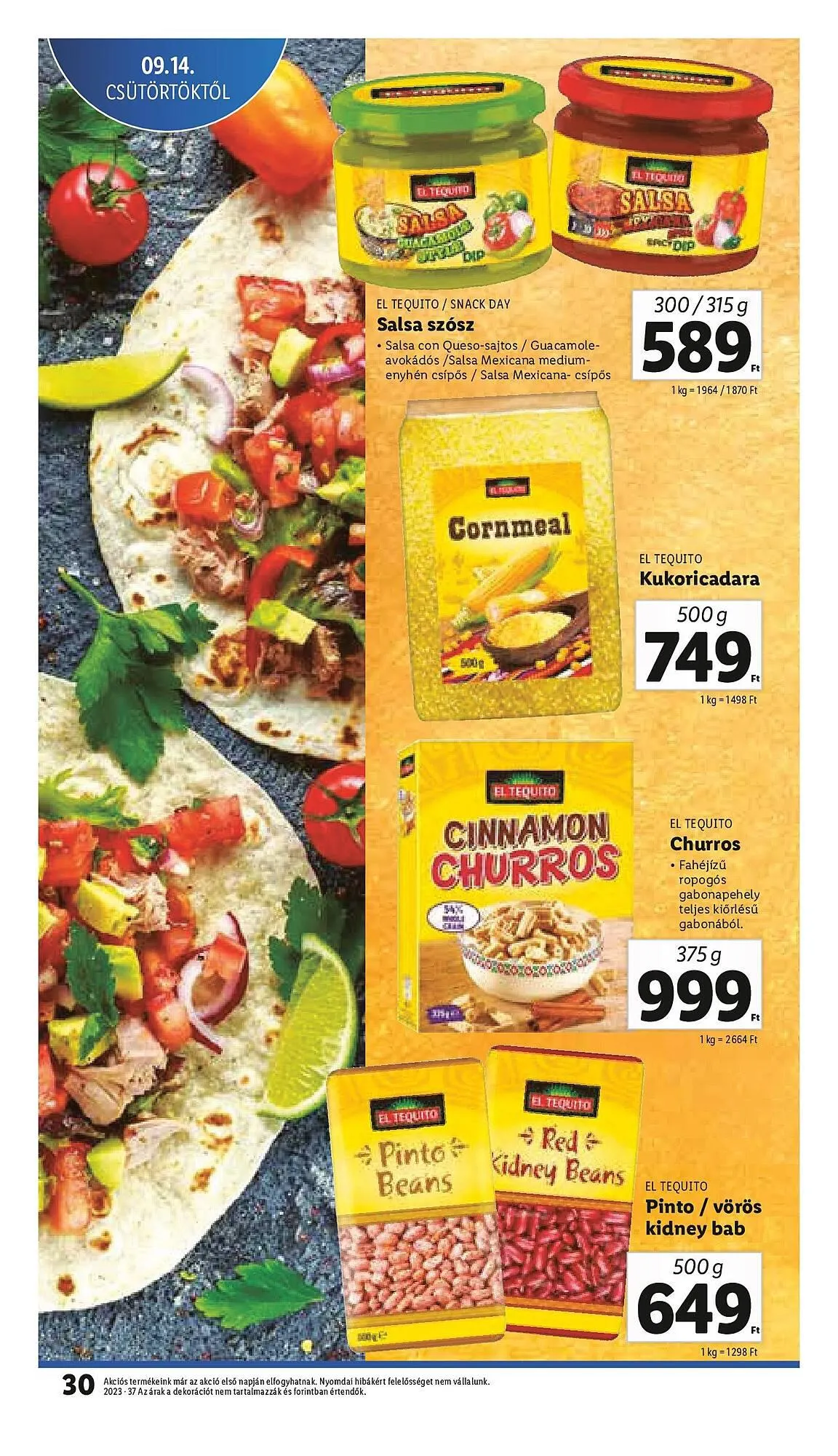 Katalógus Lidl akciós újság szeptember 14.-tól szeptember 20.-ig 2023. - Oldal 30