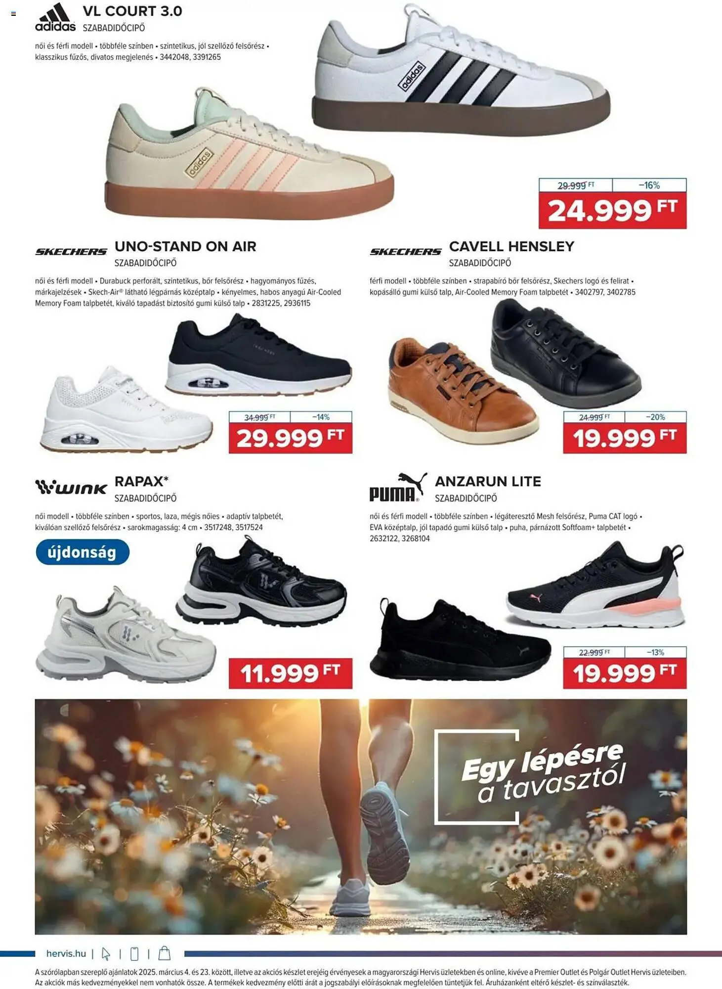 Katalógus Hervis akciós újság március 3.-tól március 23.-ig 2025. - Oldal 2