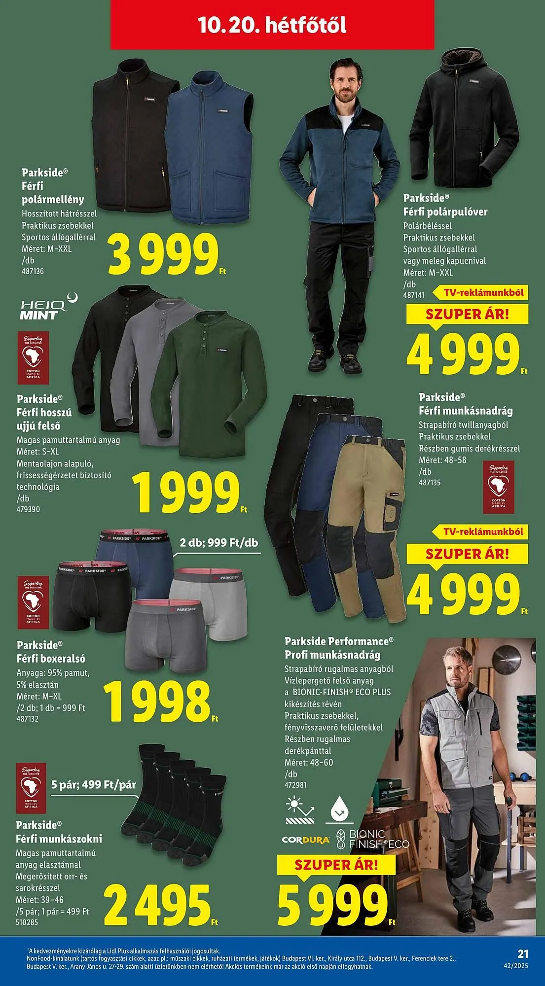 Katalógus Lidl akciós újság október 16.-tól október 21.-ig 2025. - Oldal 21