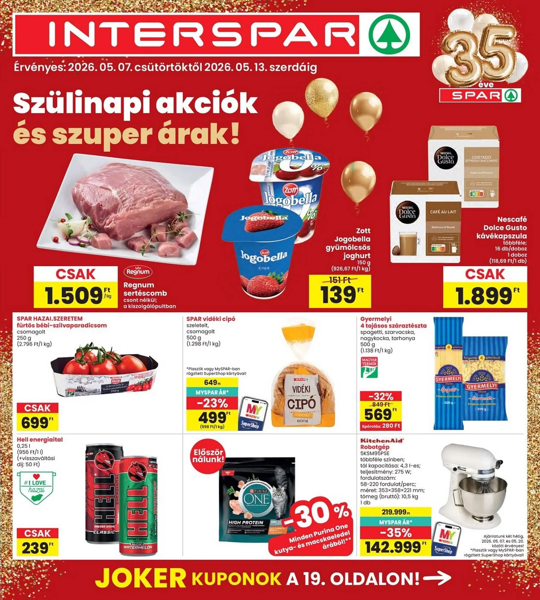 Katalógus Interspar akciós újság május 7.-tól május 13.-ig 2026. - Oldal 1