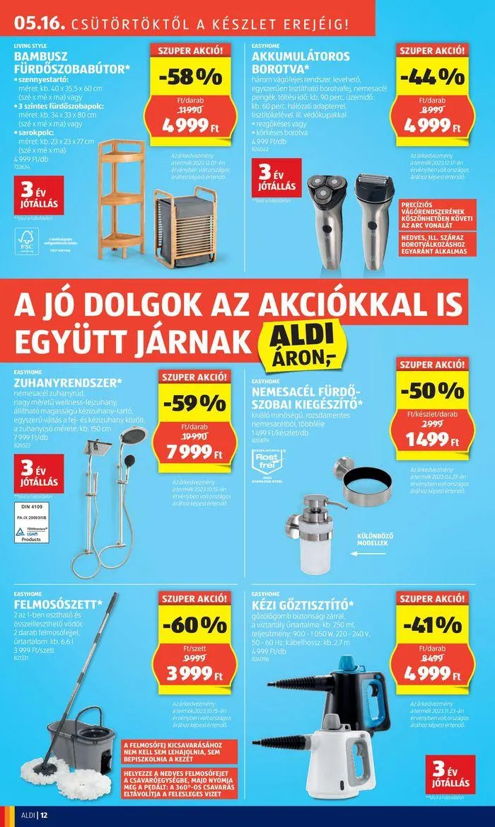 Katalógus Nyitás: Hajdúnánás, Kossuth utca 21. május 16.-tól május 20.-ig 2024. - Oldal 12