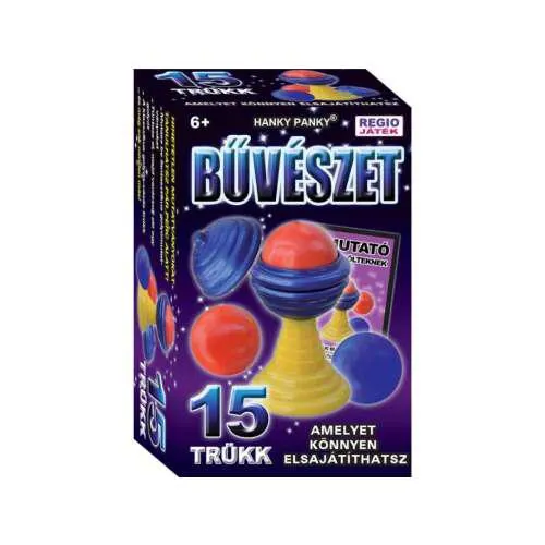 Magic Show bűvészdoboz - 15 trükk - Golyó és váza