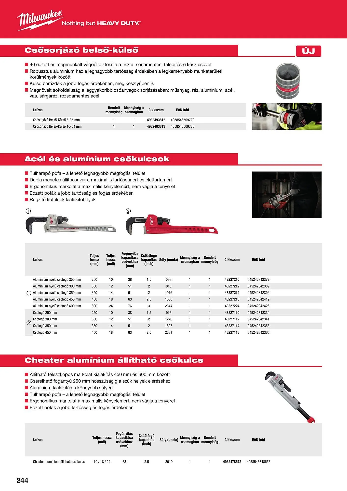 Katalógus Milwaukee akciós újság szeptember 16.-tól december 31.-ig 2025. - Oldal 244