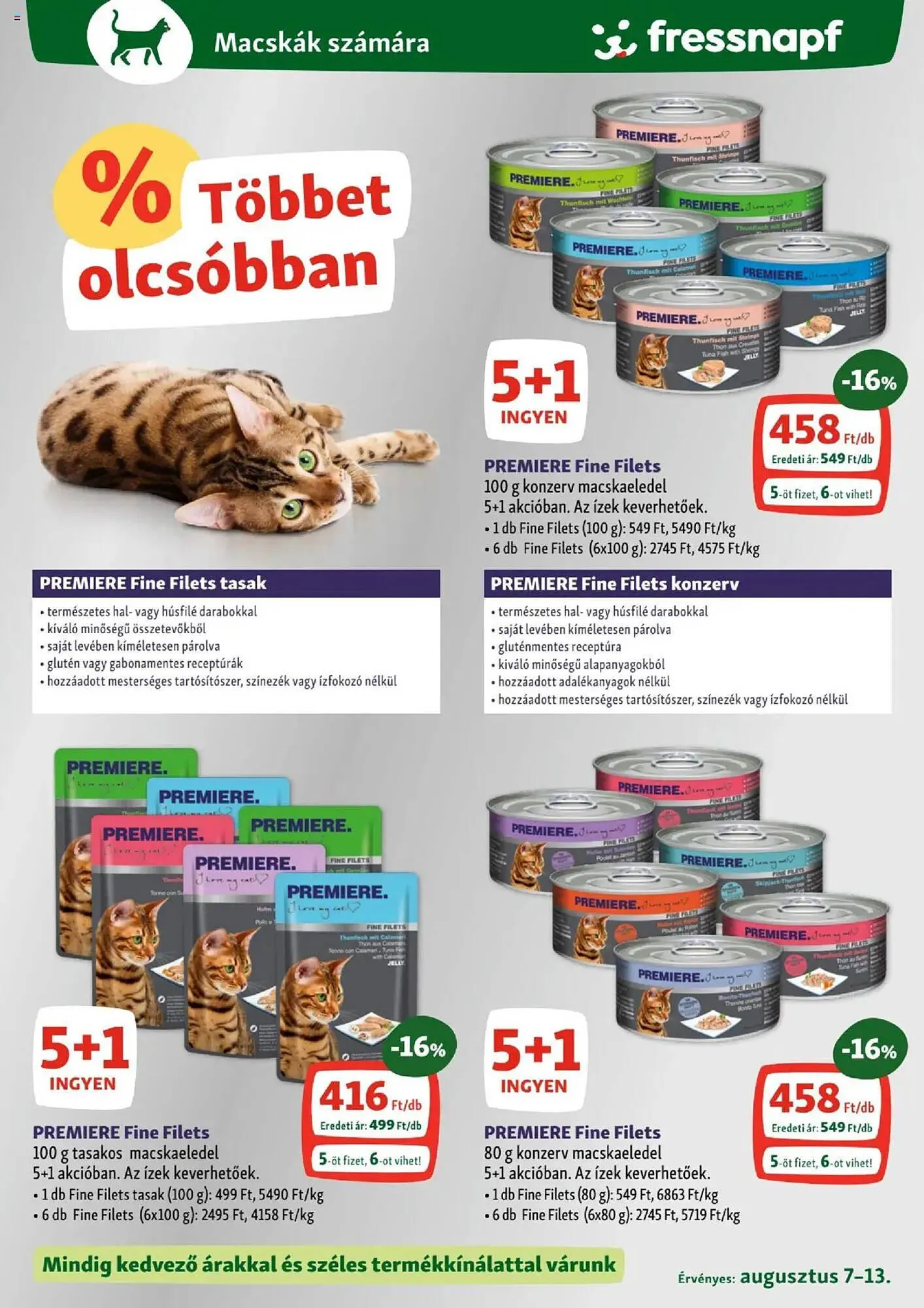 Katalógus Fressnapf akciós újság augusztus 7.-tól augusztus 31.-ig 2025. - Oldal 6