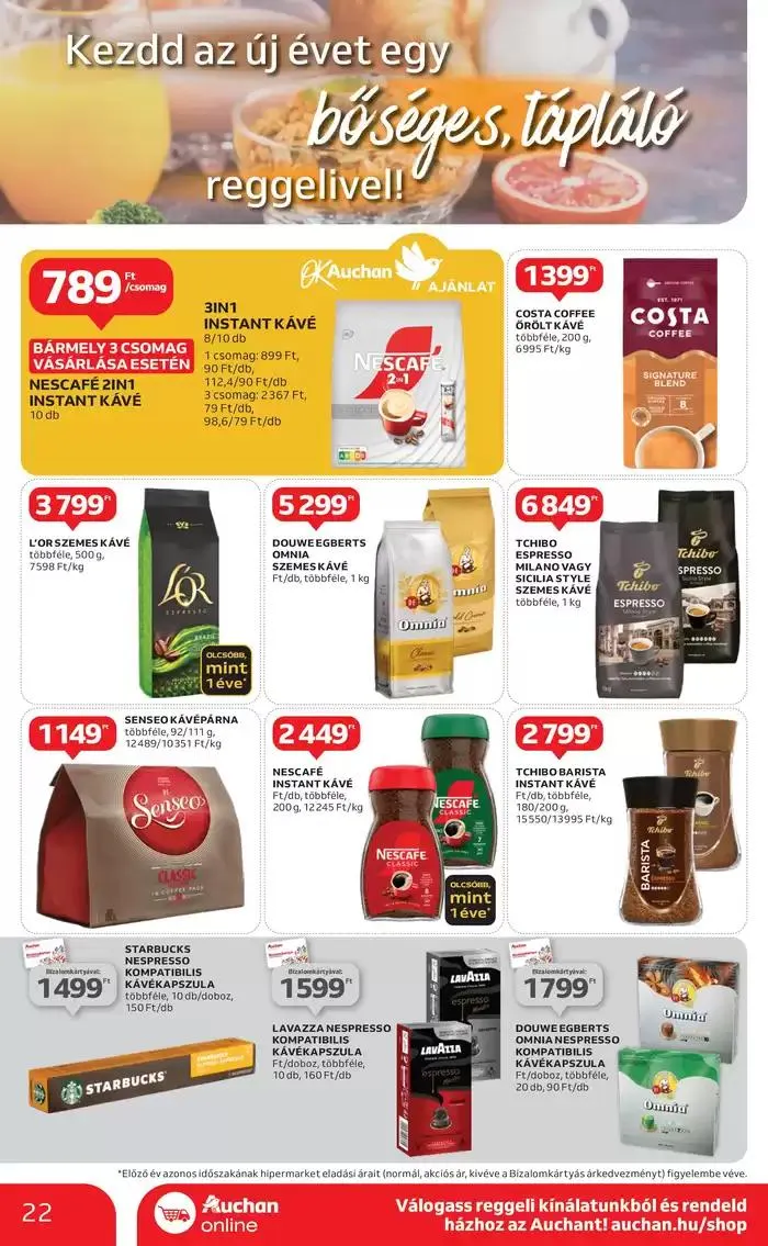 Katalógus Catalog Auchan január 6.-tól január 15.-ig 2025. - Oldal 22
