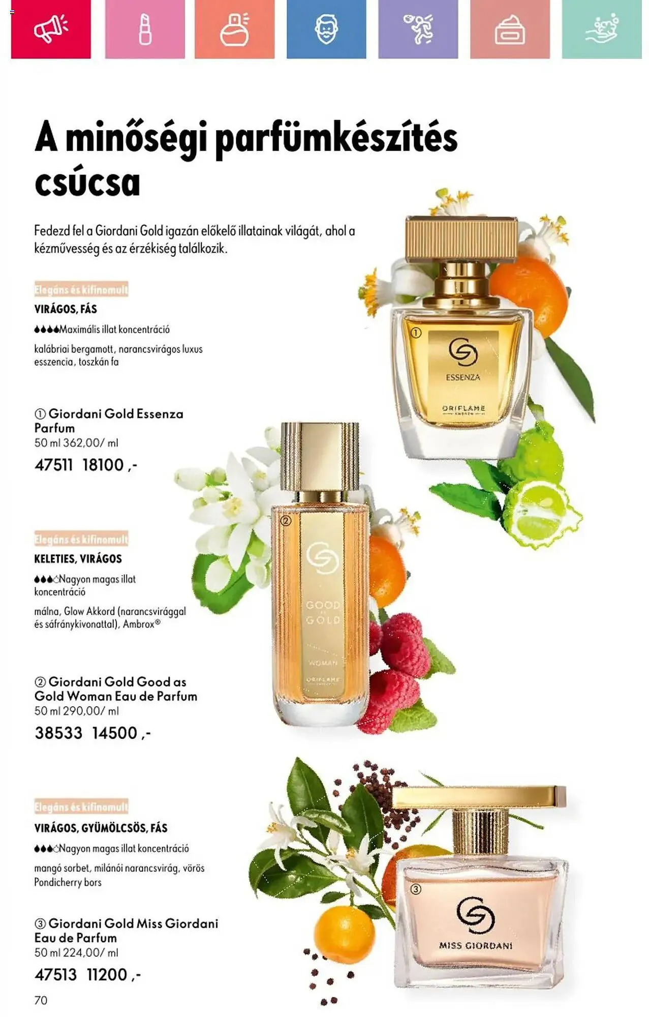 Katalógus Oriflame akciós újság július 6.-tól július 26.-ig 2025. - Oldal 70