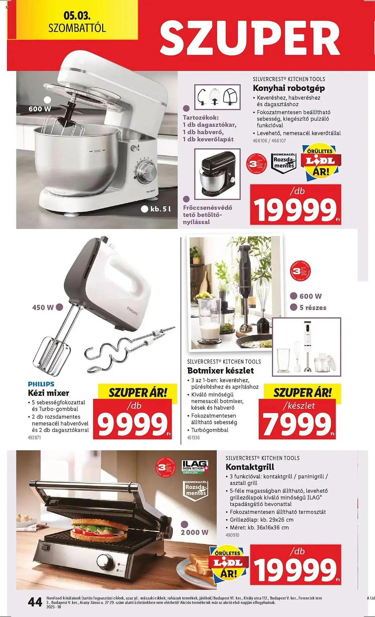 Katalógus Lidl akciós újság április 30.-tól május 7.-ig 2025. - Oldal 44