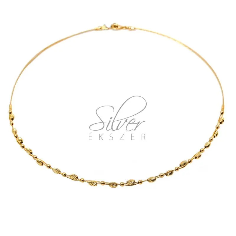 Sárga arany modern nyakék