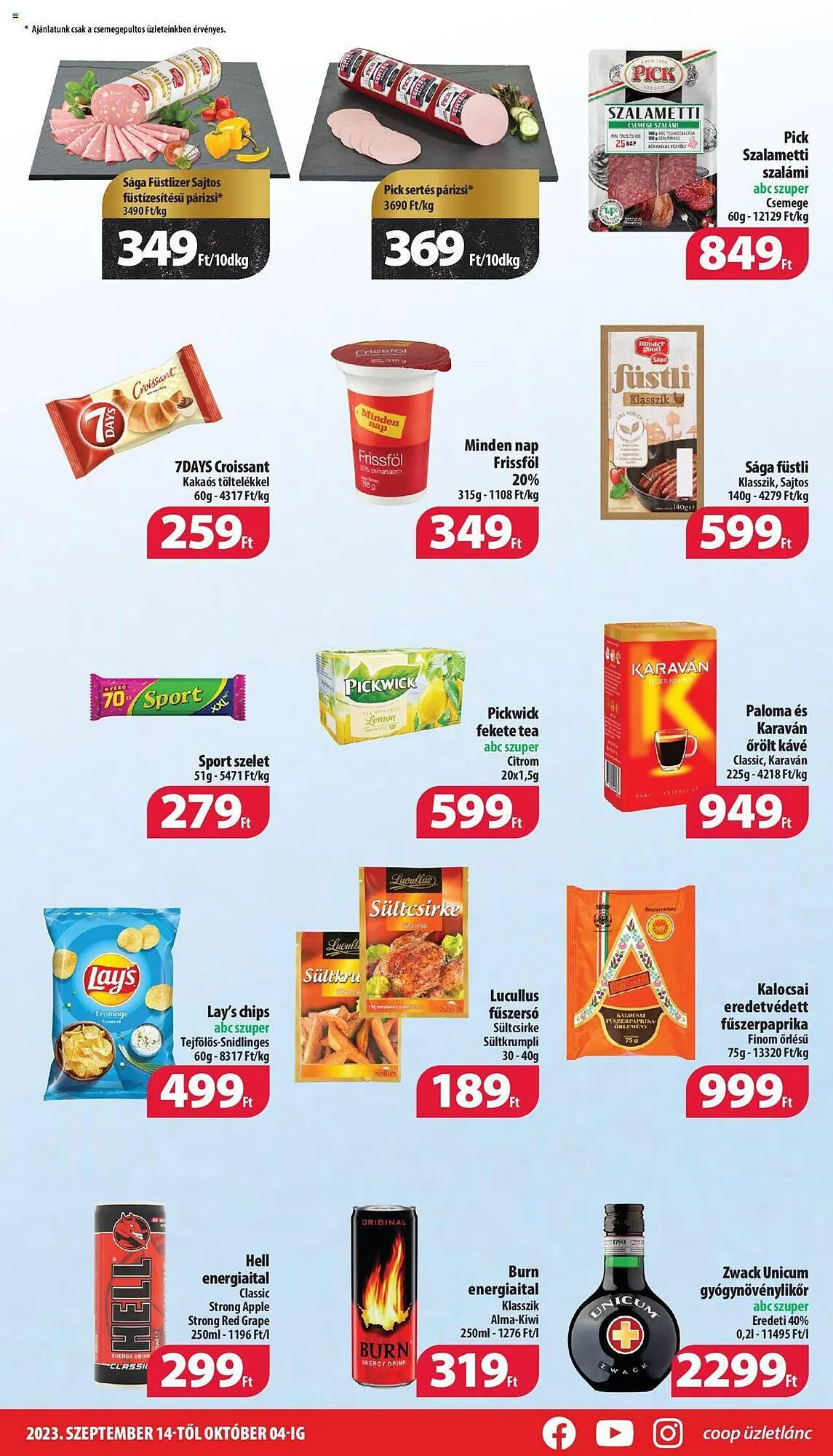 Katalógus Coop akciós újság szeptember 14.-tól október 4.-ig 2023. - Oldal 2