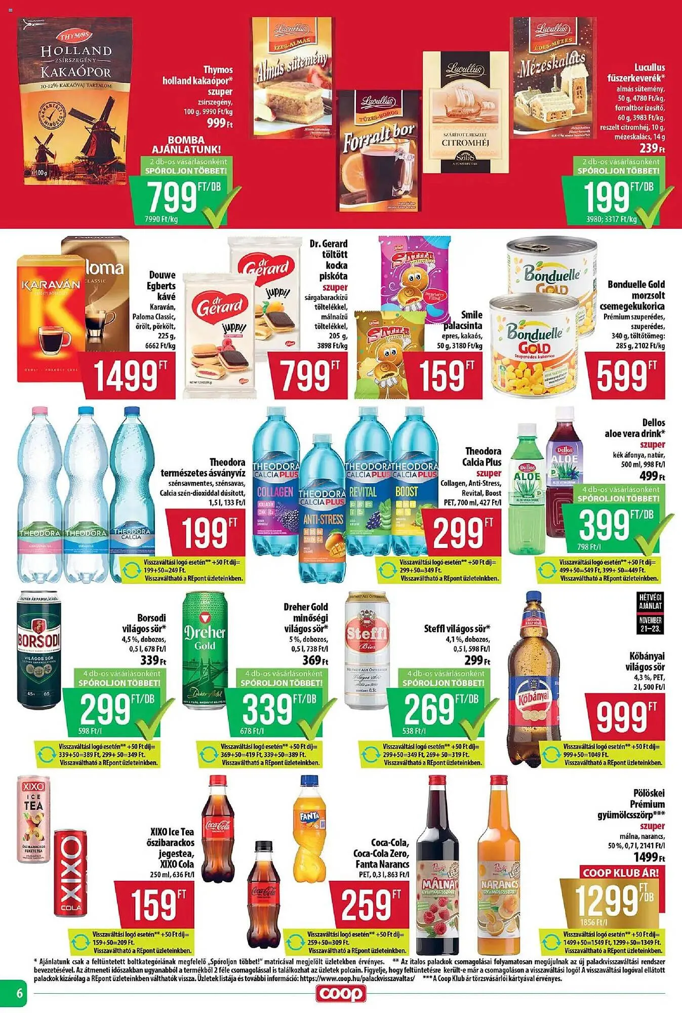 Katalógus Coop akciós újság november 20.-tól november 26.-ig 2025. - Oldal 6