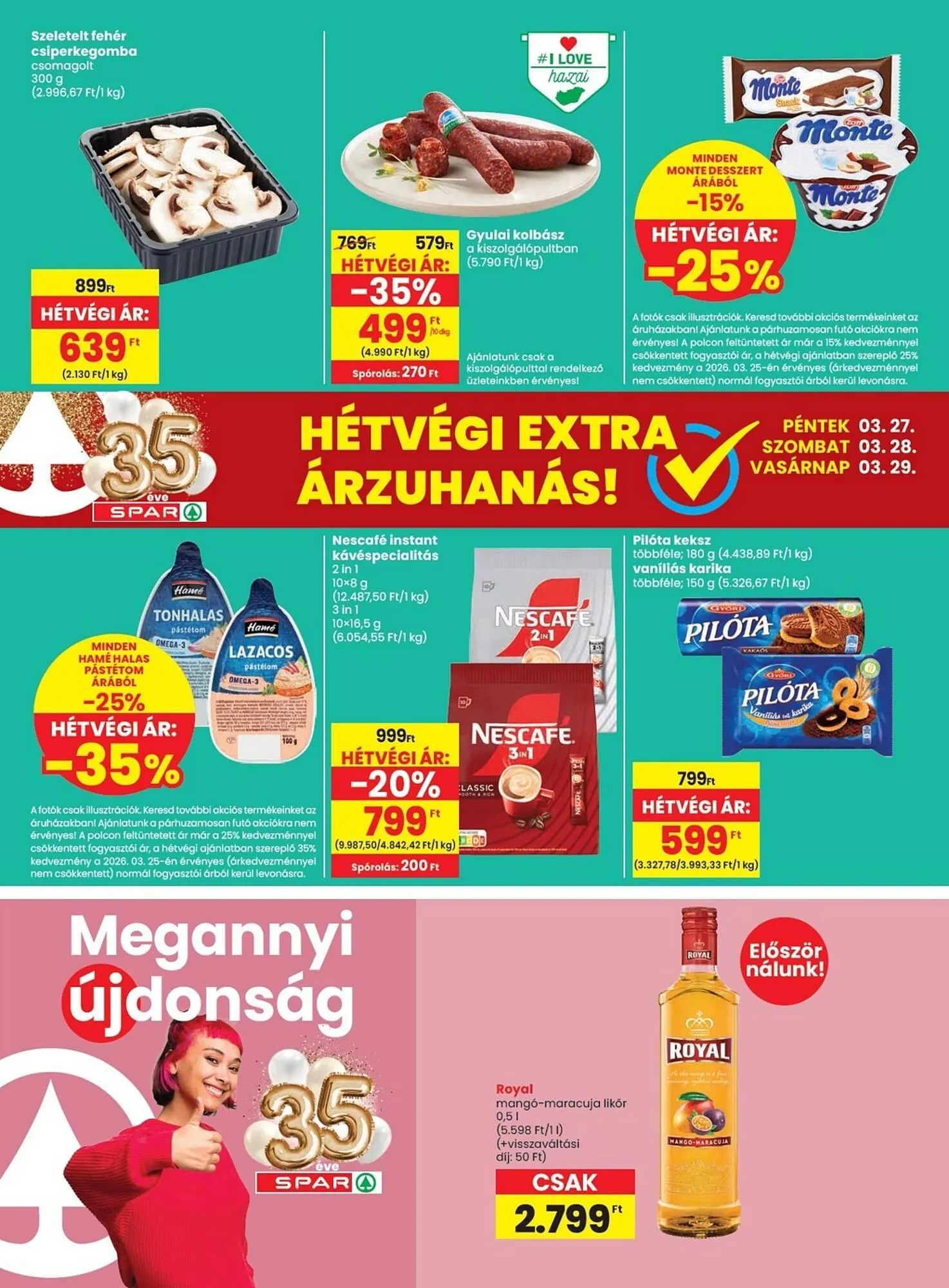 Katalógus Spar akciós újság március 26.-tól április 8.-ig 2026. - Oldal 32