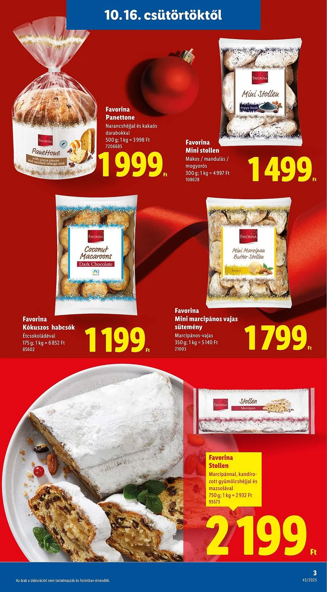 Katalógus Lidl akciós újság október 16.-tól december 24.-ig 2025. - Oldal 3