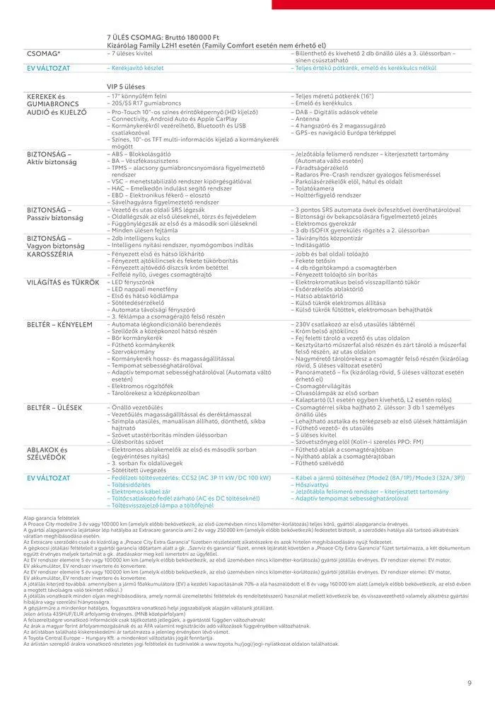 Katalógus Toyota Proace City Verso ICE június 24.-tól június 22.-ig 2025. - Oldal 9