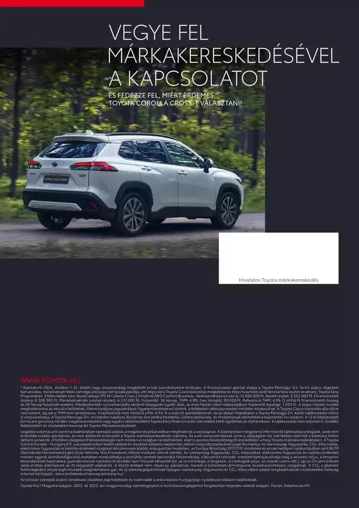 Katalógus Toyota Corolla Cross MY24 november 15.-tól november 15.-ig 2025. - Oldal 11