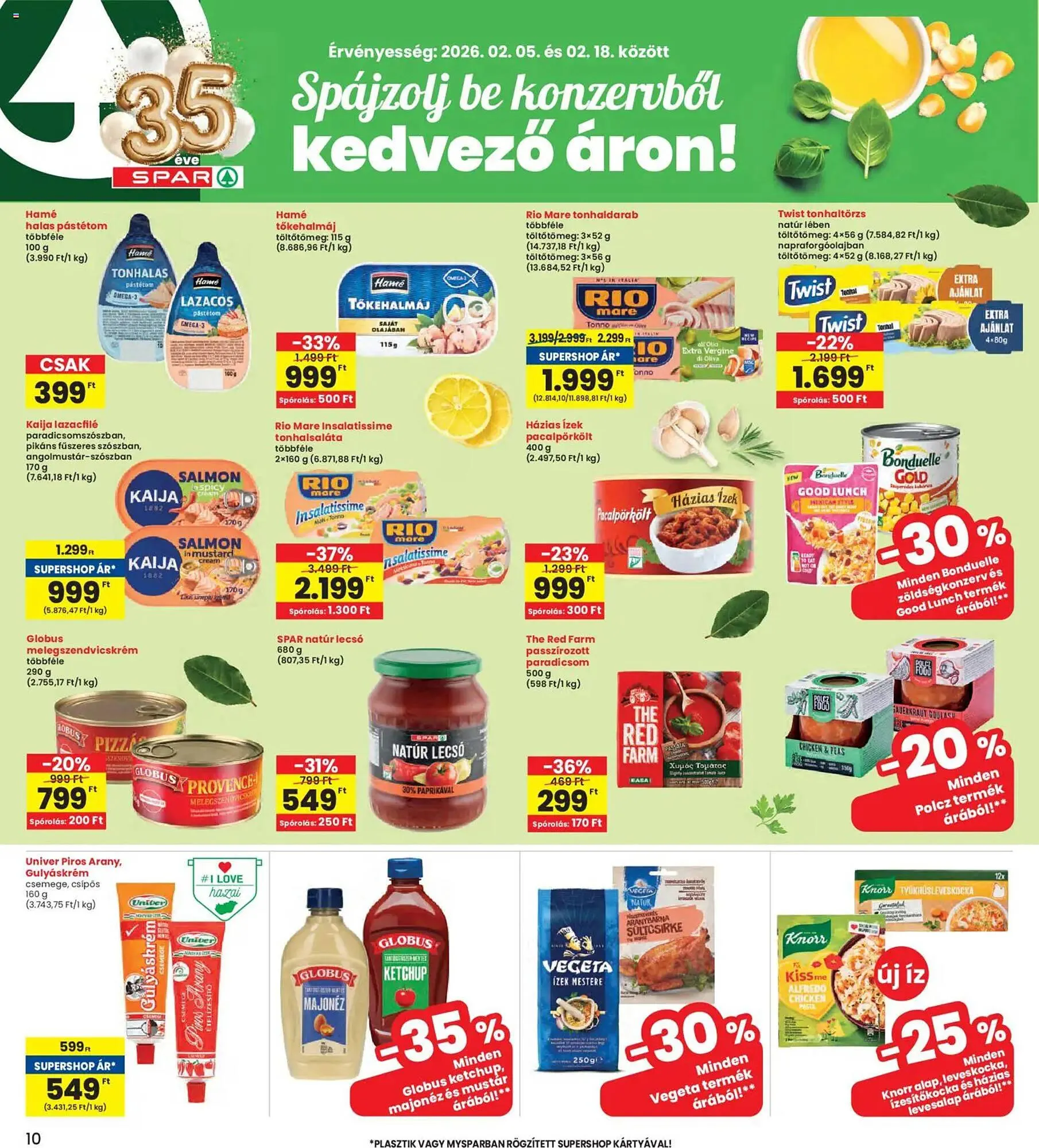 Katalógus Interspar akciós újság február 5.-tól február 11.-ig 2026. - Oldal 10