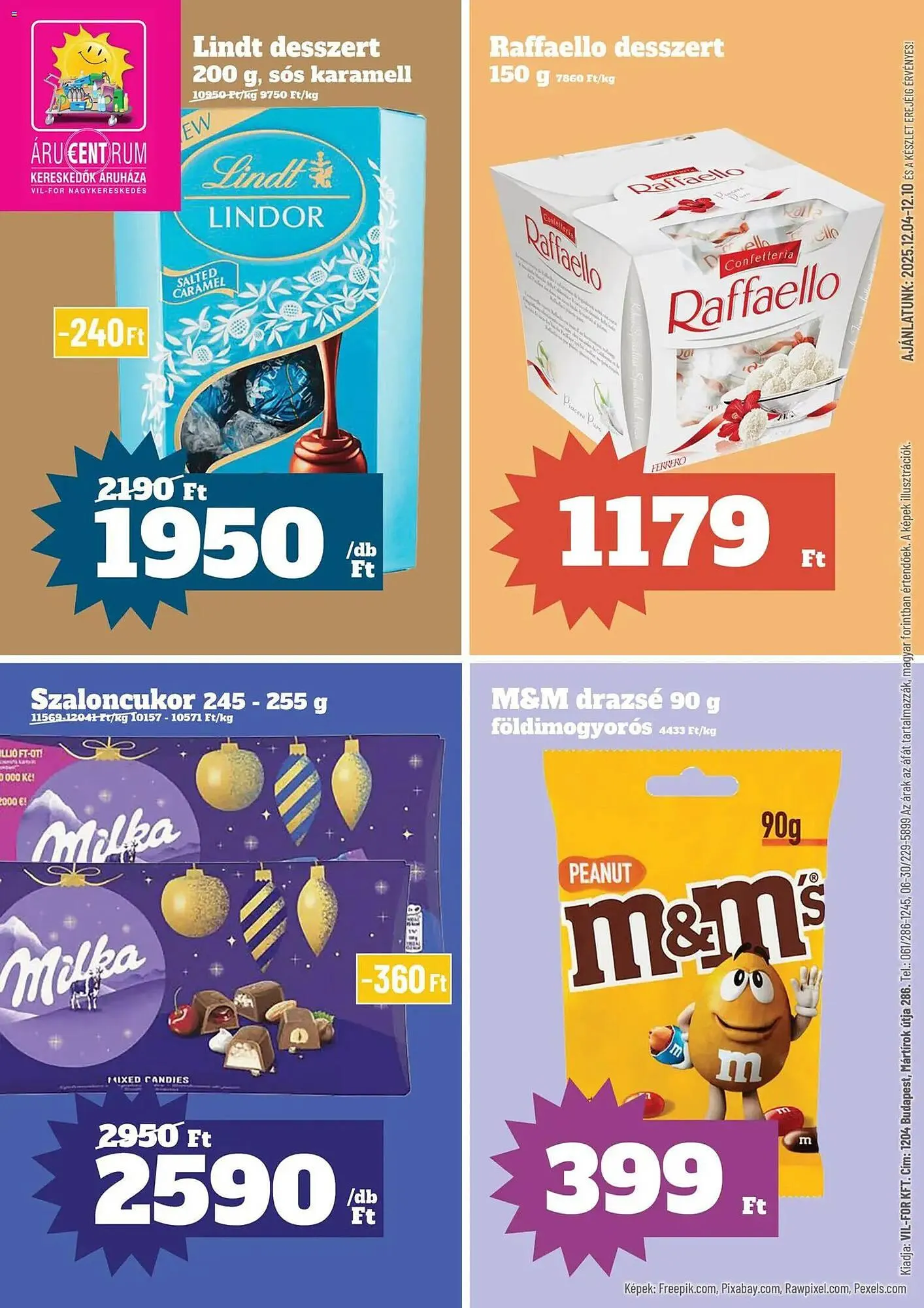 Katalógus Vil-For akciós újság december 4.-tól december 10.-ig 2025. - Oldal 1