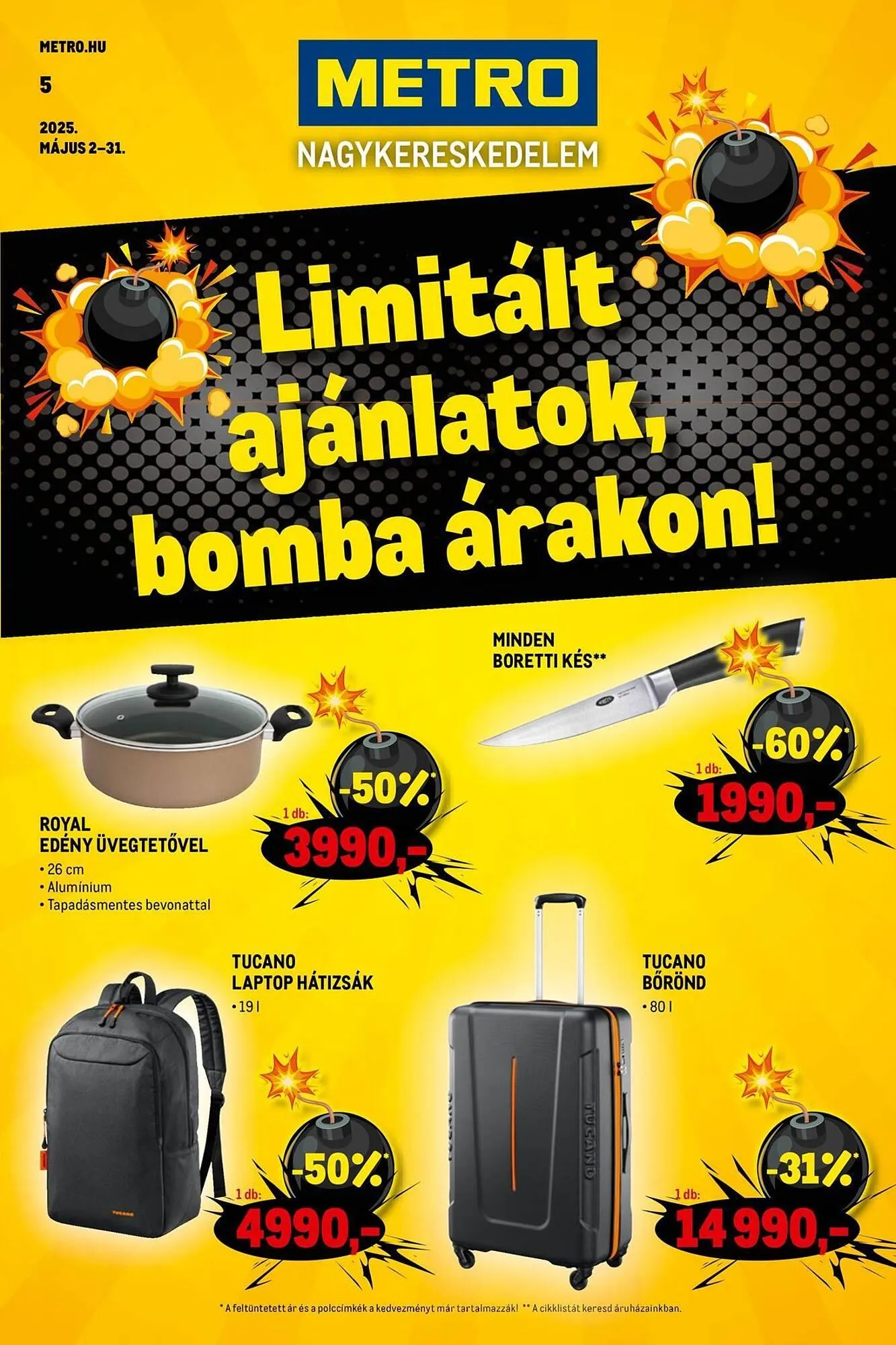 Katalógus Metro akciós újság május 2.-tól május 31.-ig 2025. - Oldal 1