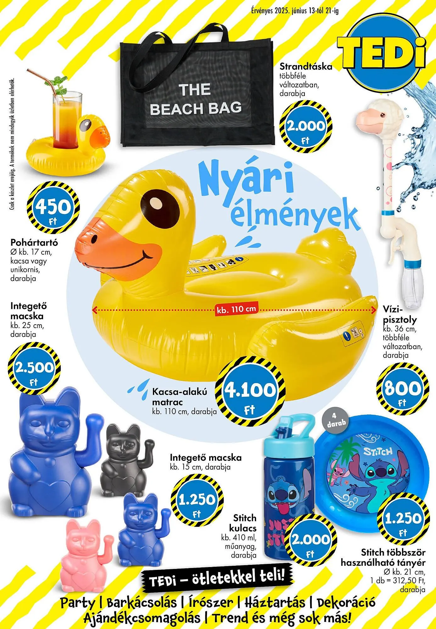 Katalógus Tedi akciós újság június 13.-tól június 21.-ig 2025. - Oldal 1