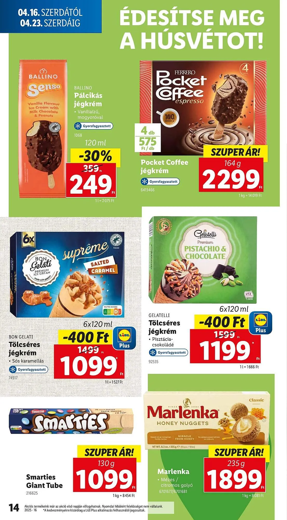 Katalógus Lidl akciós újság április 16.-tól április 19.-ig 2025. - Oldal 14