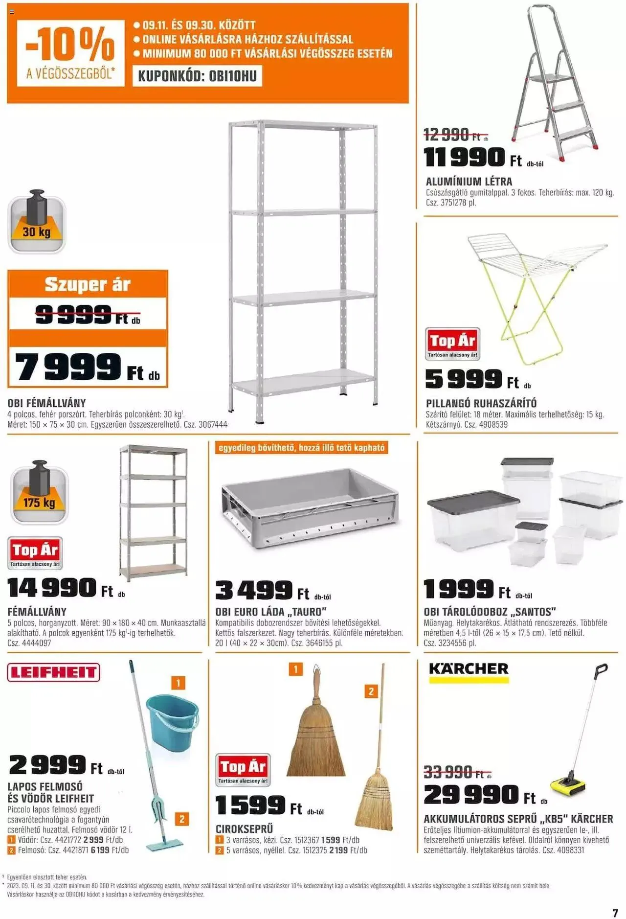 Katalógus OBI Akciós újság szeptember 1.-tól szeptember 30.-ig 2023. - Oldal 7
