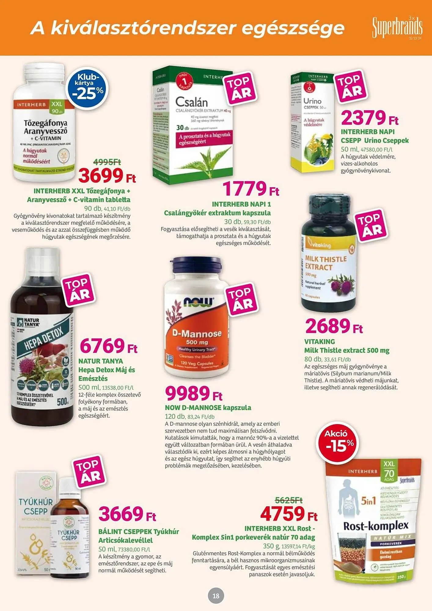 Katalógus Herbaház akciós újság július 7.-tól augusztus 3.-ig 2025. - Oldal 18
