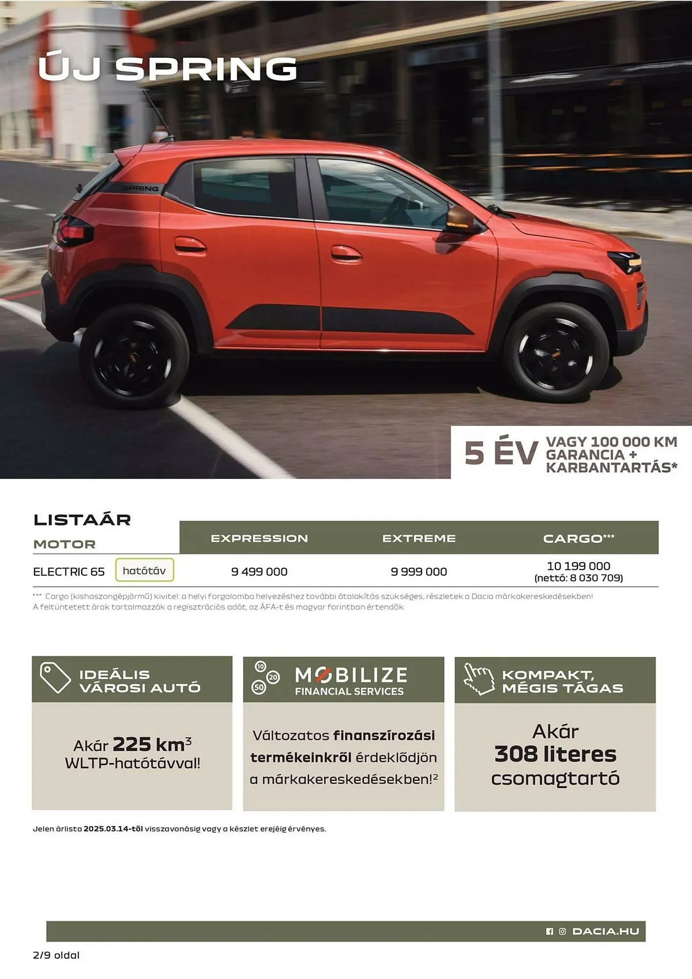 Katalógus Dacia akciós újság március 14.-tól április 27.-ig 2025. - Oldal 2