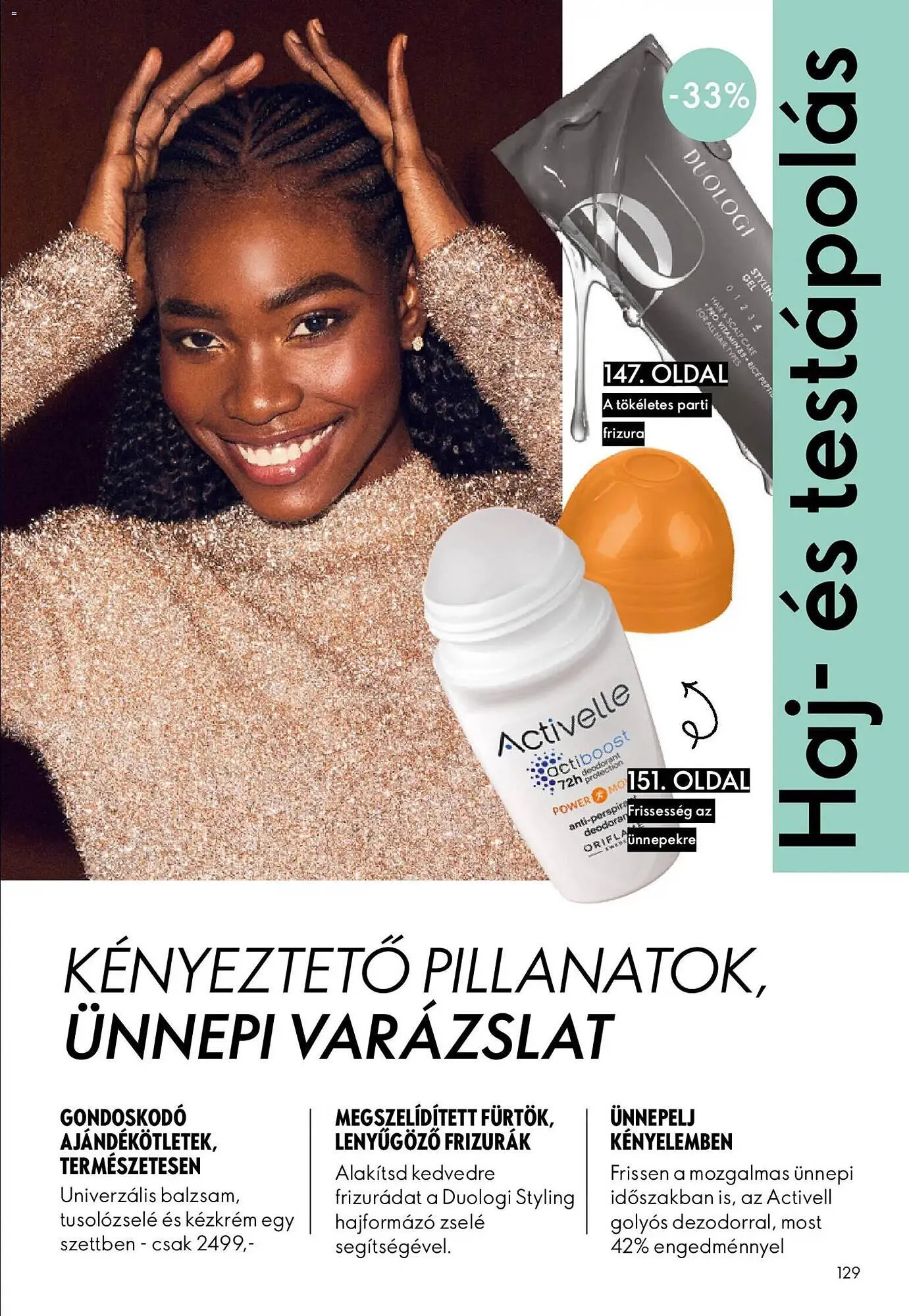 Katalógus Oriflame katalógus december 3.-tól december 23.-ig 2025. - Oldal 129