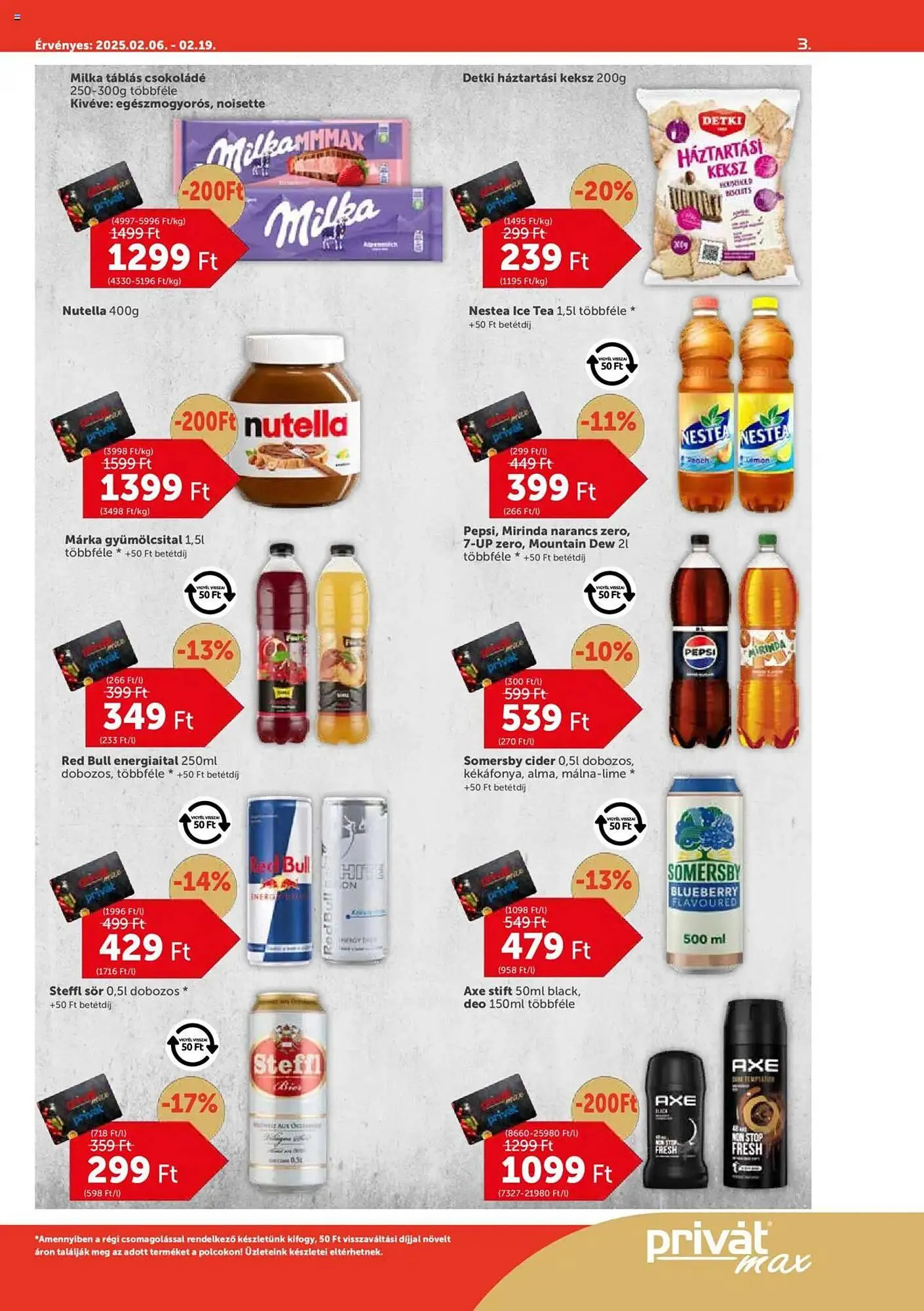 Katalógus PRIVÁT akciós újság február 6.-tól február 19.-ig 2025. - Oldal 3