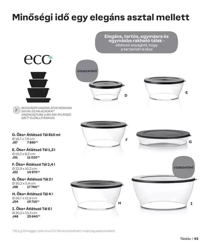Katalógus Tupperware Autumn - Winter 2024/2025 Catalogue október 3.-tól március 23.-ig 2025. - Oldal 43
