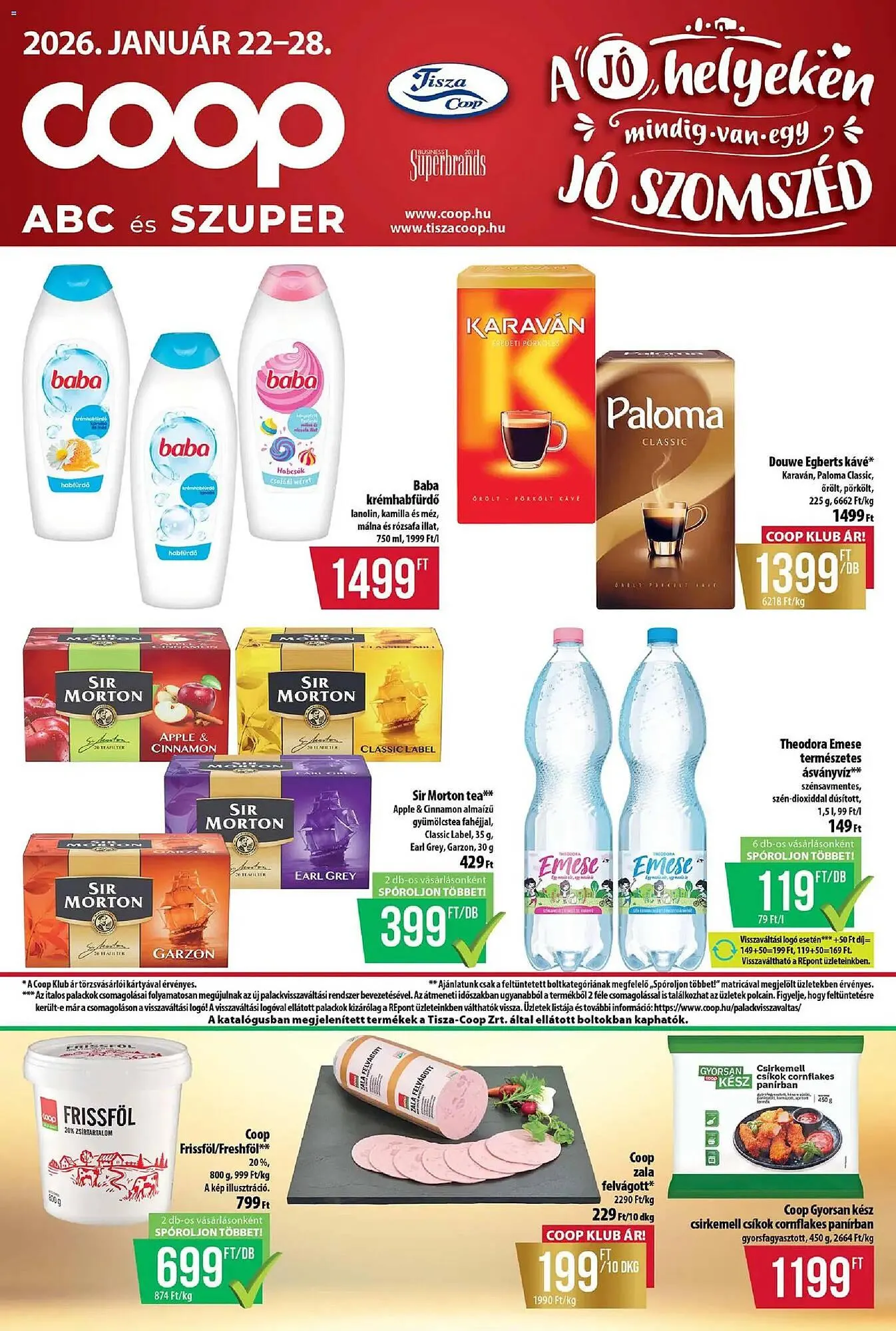 Katalógus Coop akciós újság január 22.-tól január 28.-ig 2026. - Oldal 1