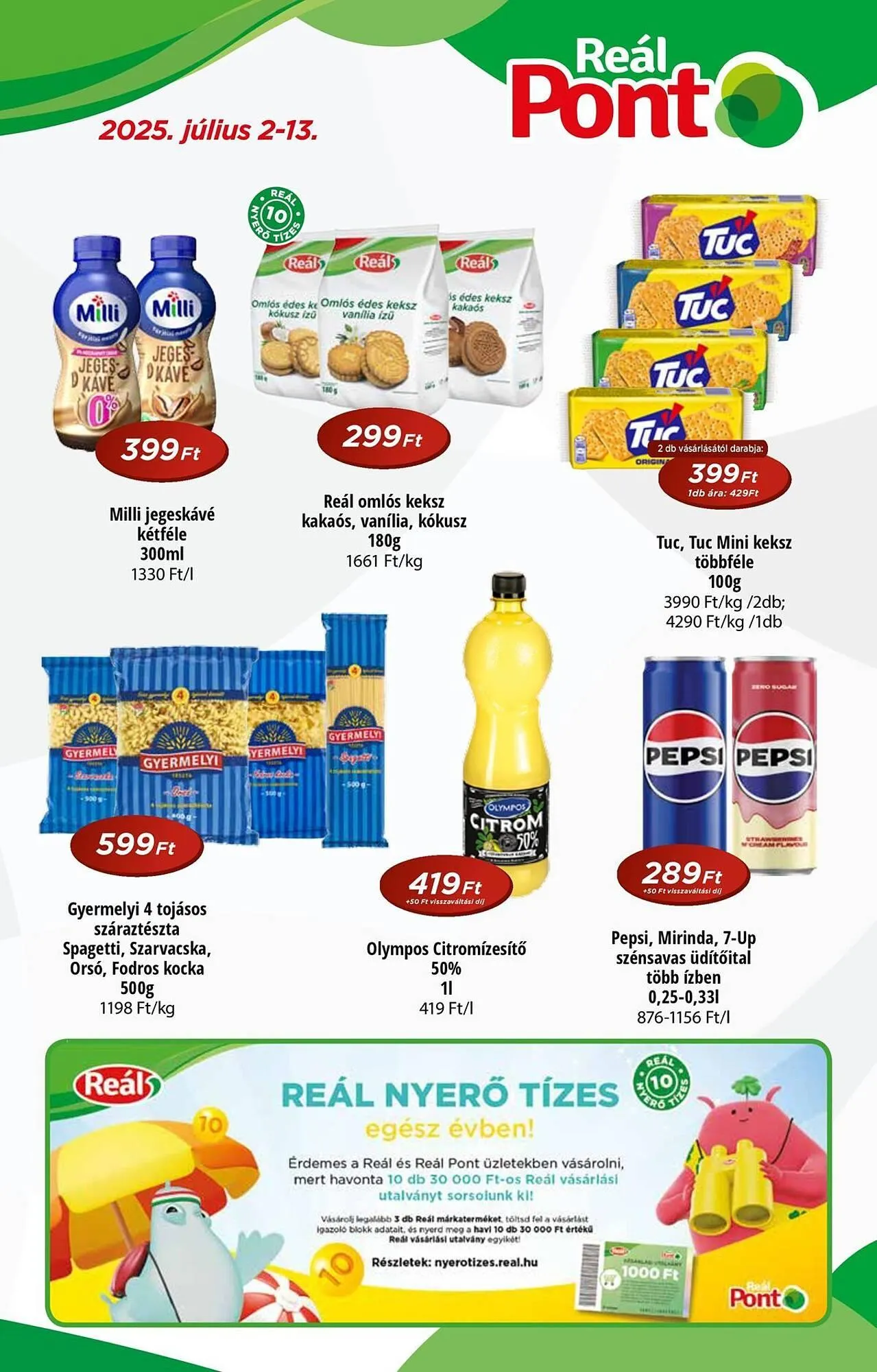 Katalógus Real akciós újság július 2.-tól július 13.-ig 2025. - Oldal 1