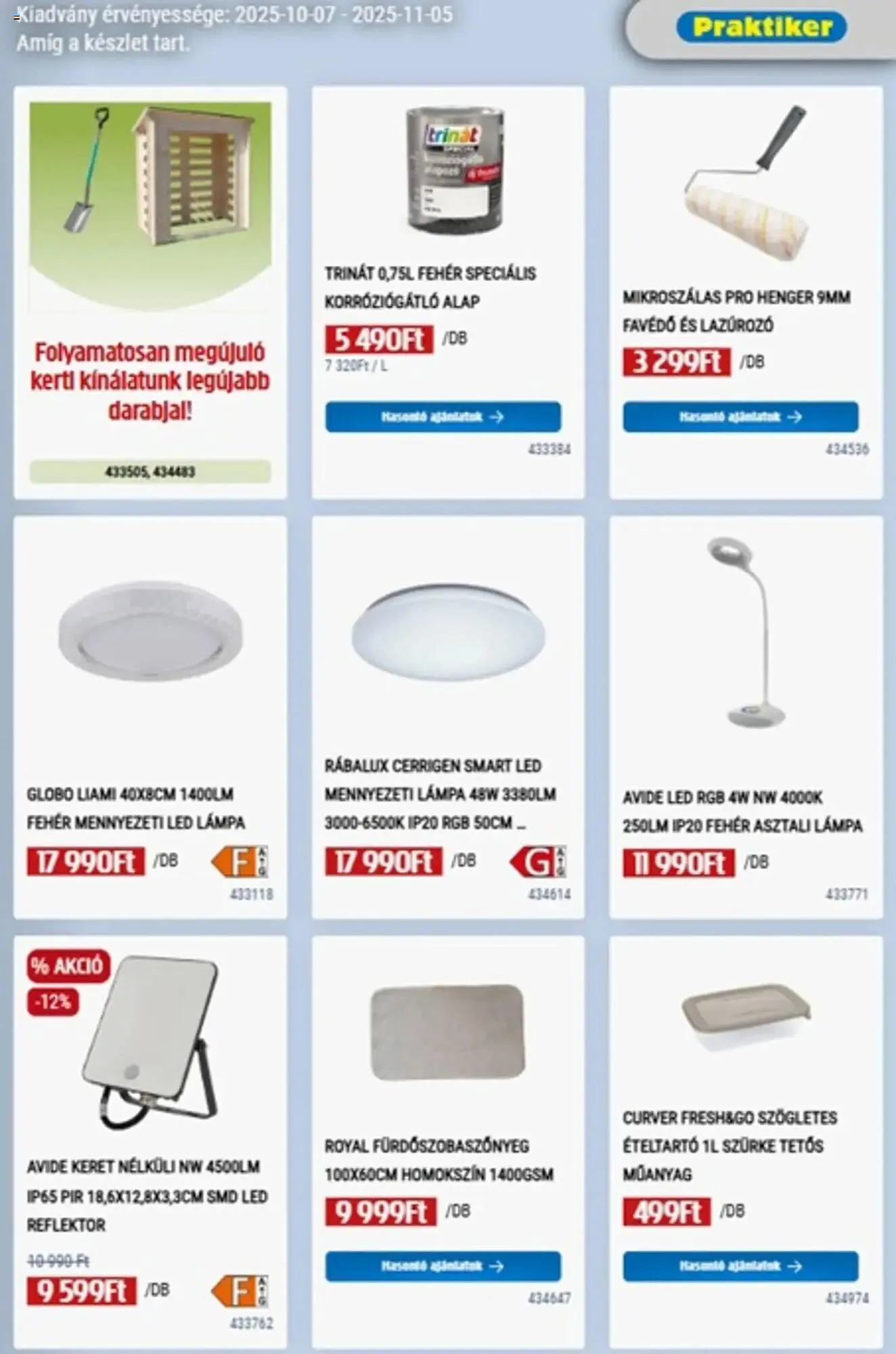 Katalógus Praktiker akciós újság október 7.-tól november 5.-ig 2025. - Oldal 33