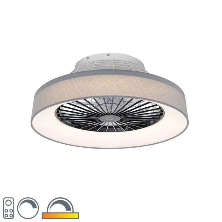 Mennyezeti ventilátor szürke távirányítóval együtt - Emily