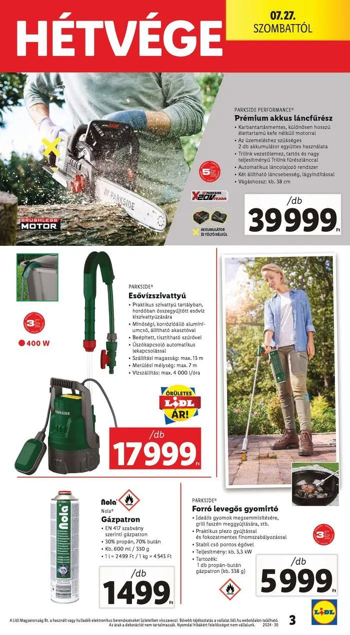 Katalógus Nonfood kínálatunk - 30. hét július 29.-tól július 31.-ig 2024. - Oldal 3