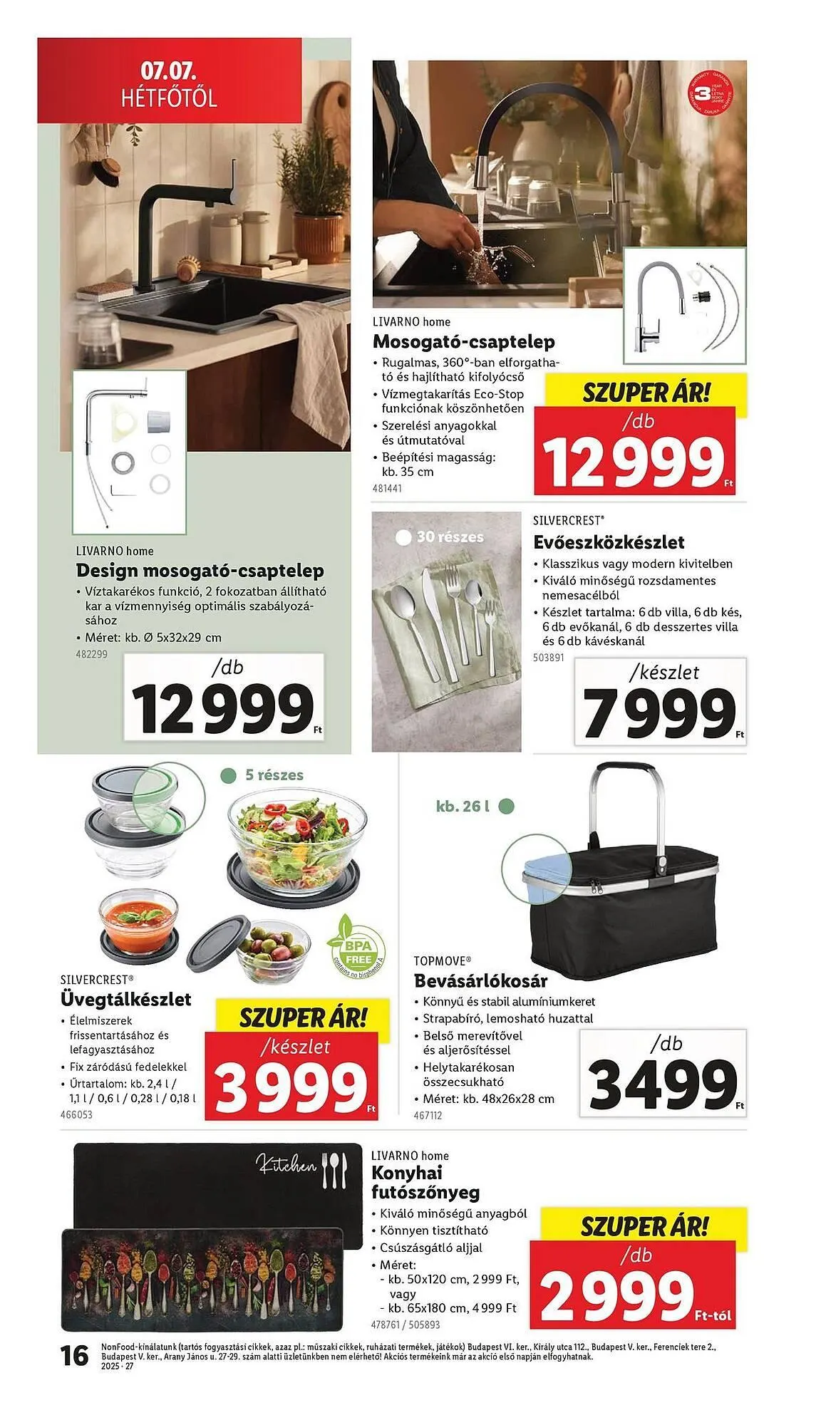 Katalógus Lidl akciós újság július 3.-tól július 9.-ig 2025. - Oldal 16