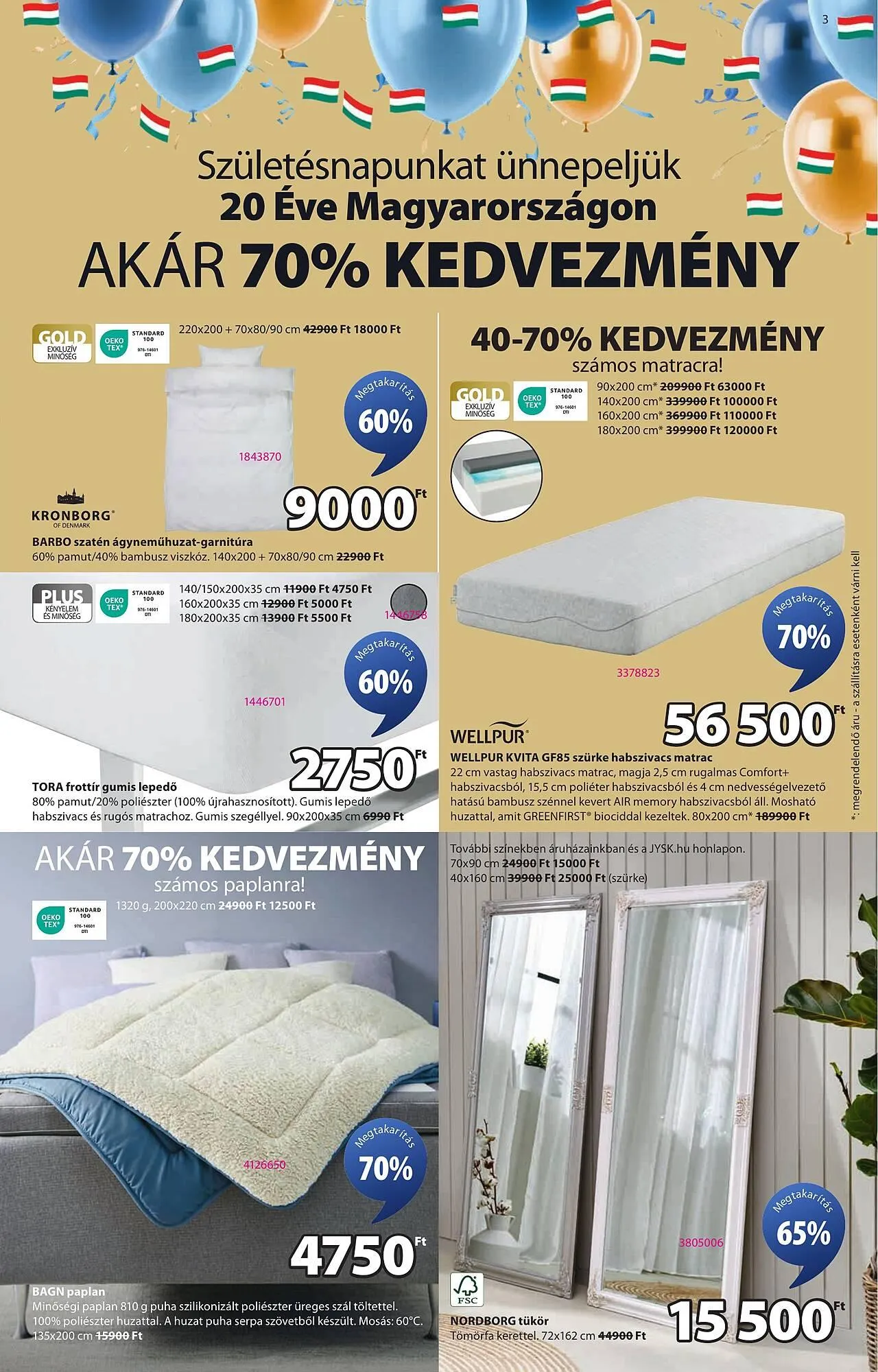 Katalógus JYSK akciós újság szeptember 17.-tól október 14.-ig 2025. - Oldal 3