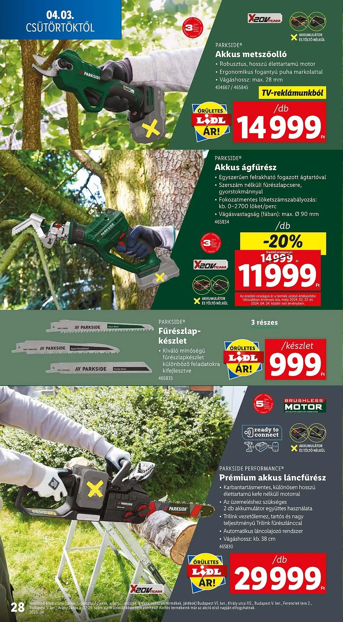 Katalógus Lidl akciós újság április 3.-tól április 9.-ig 2025. - Oldal 28