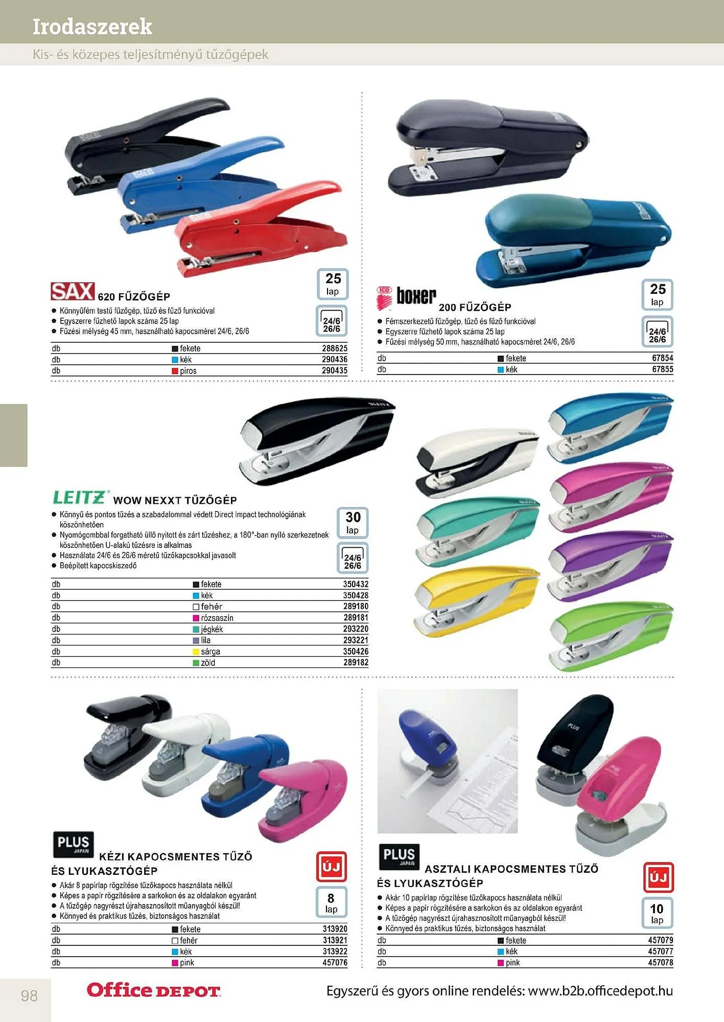 Katalógus Office Depot akciós újság május 9.-tól december 31.-ig 2026. - Oldal 98