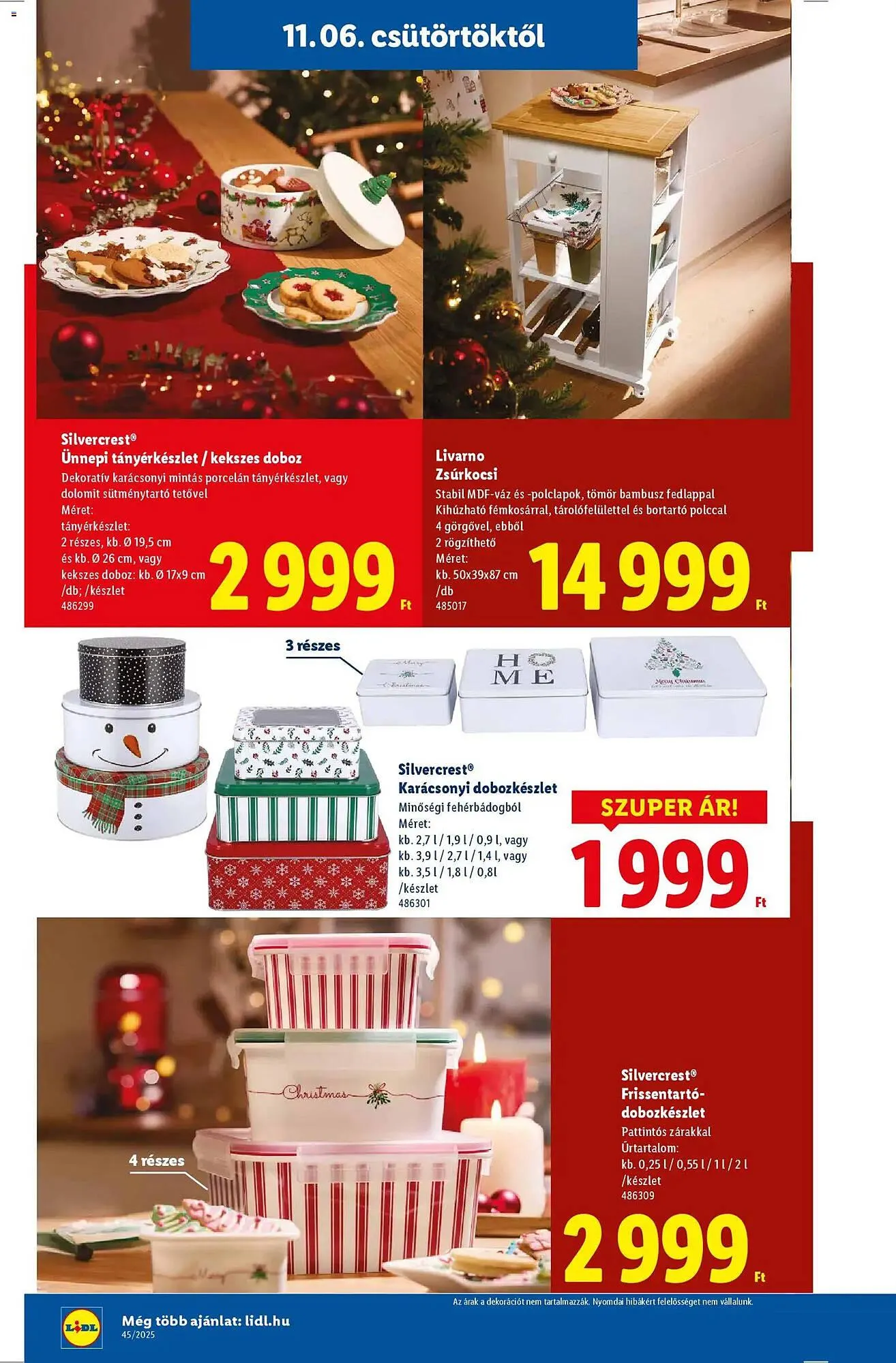 Katalógus Lidl akciós újság november 6.-tól december 28.-ig 2025. - Oldal 18